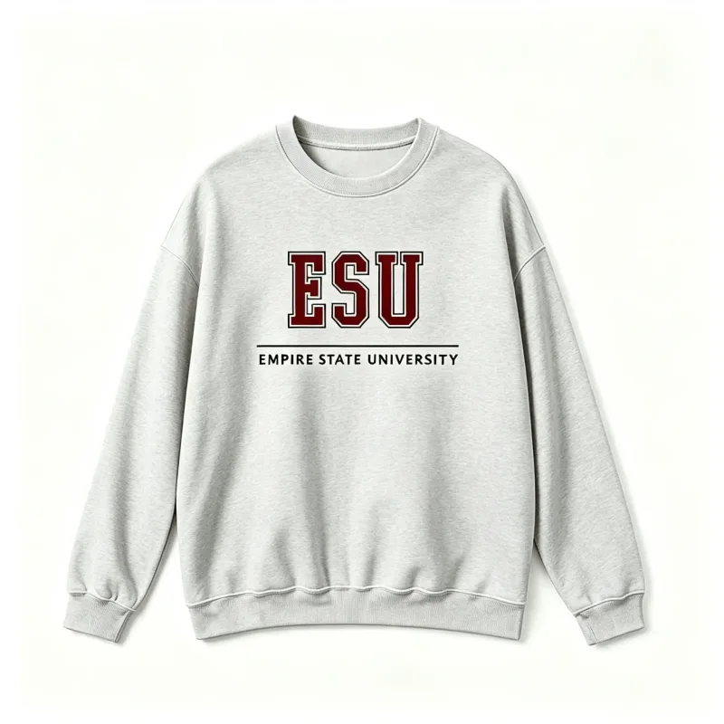 2026 new ESU Empire State University Hoodie Sweatshirt Brand New Day Merch Peter Hoodies Unisex Spring and Summer Long Sleeve