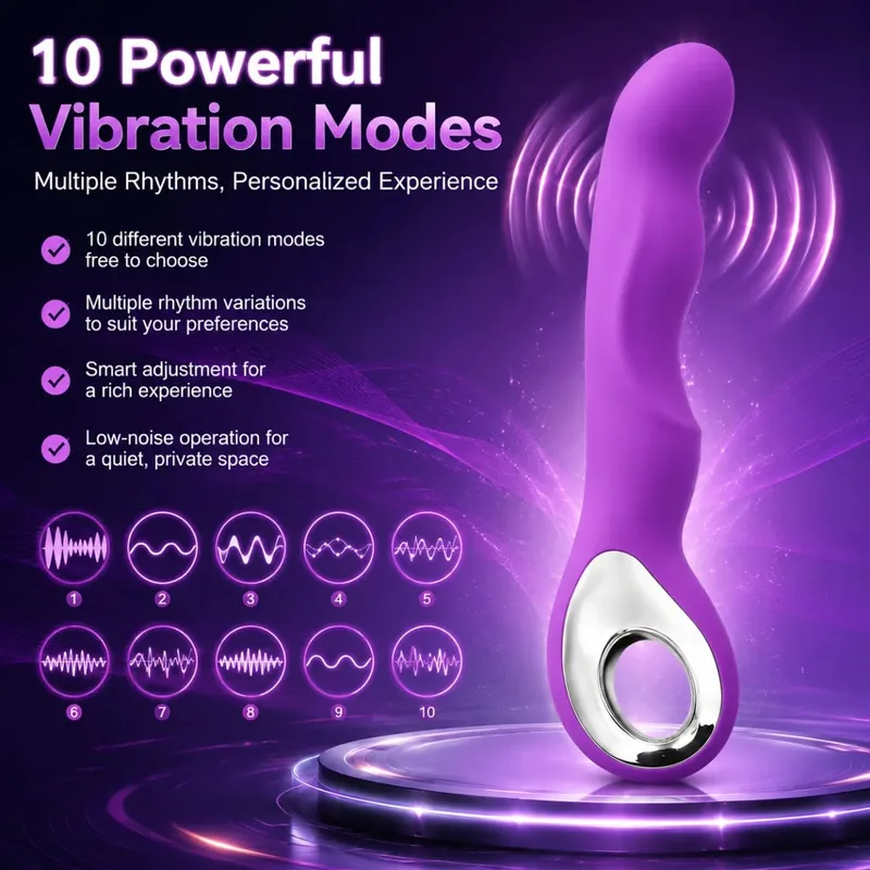 10 velocidades g ponto vibrador av varinha mágica massageador vibradores vibradores duplo clitóris estimulador vaginal massageador brinquedos sexuais para mulher 18 + — image 2
