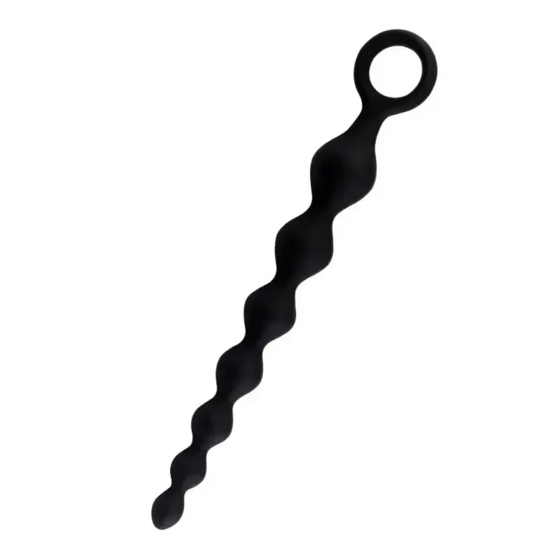 20CM Silicone Anal Beads Prostate Stimulator Ball Butt Plug With Pull Ring Adult Sex Toy for Women Men Couples Gay Flirt Product — image 4