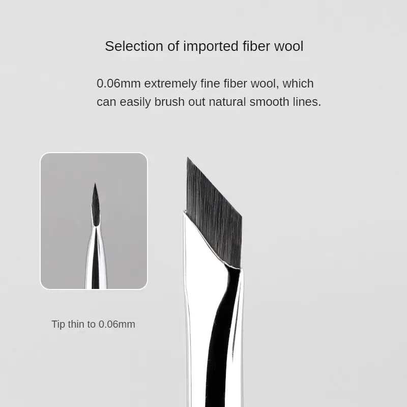 1-16pcs Upgrade Blade Eyeliner Brush Ultra Thin Fine Angle Flat Eyebrow Brush Liner Brow Place Makeup Brush Precise Detail Brush — image 2