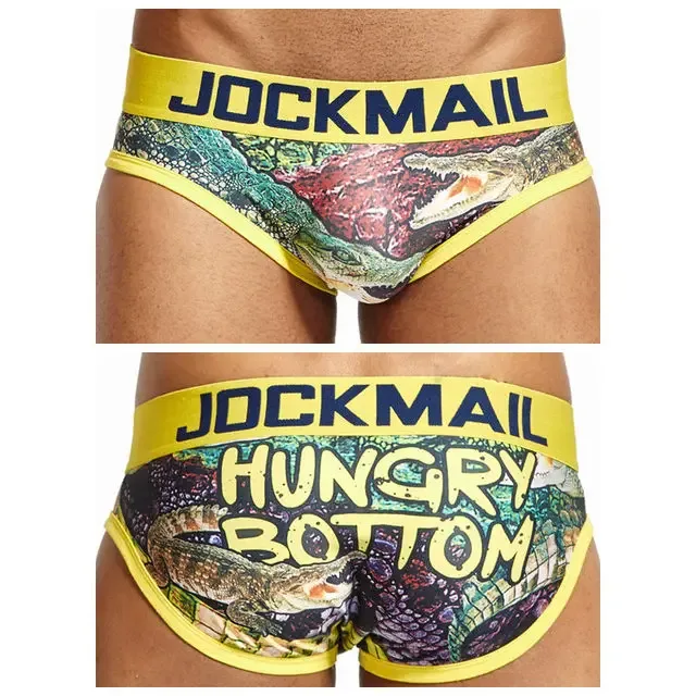 Diversão divertida sexy roupa interior masculina impressão cuecas de seda gelo cueca gay masculino calcinha deslizamento 21 padrão design shorts