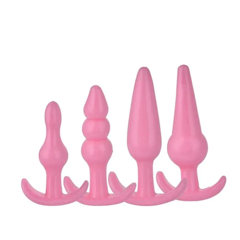 4/6Pcs/Set Safe Silicone Butt Plug Dildo Masturbation Anal Plug Vaginal Plug Sex Toys For Woman Men Anal Dilator Toys for Gay — image 5