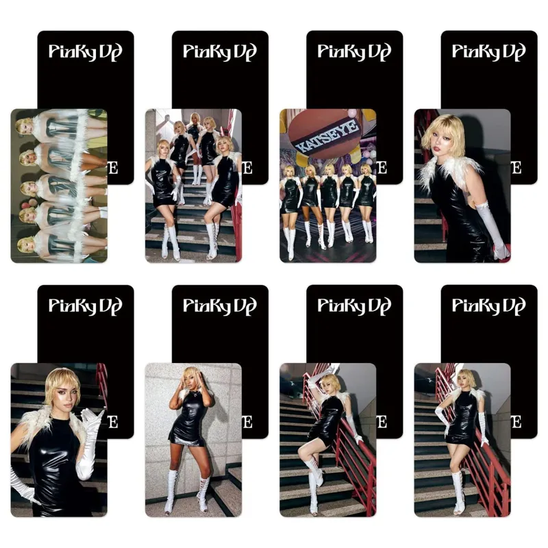 8Pcs/Set pop Idol KATSEY New Album Pinky UP CHAOS HD Printd Personal Lomo Card Photocards Fans Gift — image 11