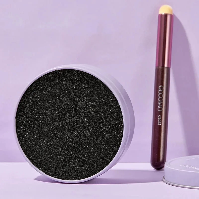 【M】Makeup Brush Cleaning Box Quick Clean Sponge Eyeshadow Brushes Dry Cleaner Cosmetic Wash Clean Powder Tool Makeup Accessories — image 3