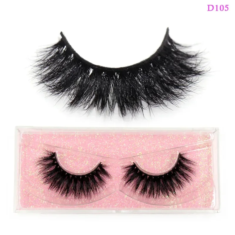 3D Mink Lashes Soft Hair False Eyelashes Fluffy Volume Wispy Fake Eyelashes Extension Makeup