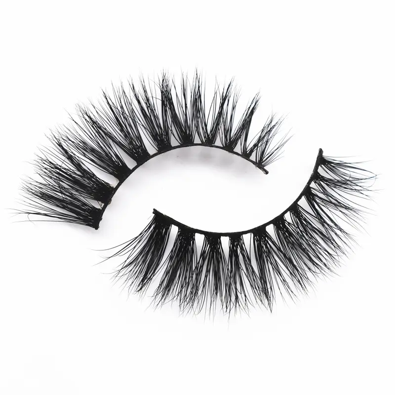 D20 Real Mink Lashes Eyelashes Extension Natural Long Winged Volume Eye Lashes Handmade Mink Fake Eyelash Makeup Lash — image 2