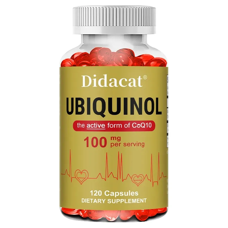 Ubiquinol CoQ10 Vegetable Capsules Antioxidant Support Joint Cellular Energy Production Heart & Cardiovascular Health — image 9