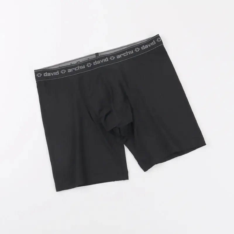David Archy 3-pack Herrunderkläder Boxershorts Basic MicroModal Soft Andas Herr Dual Pouch Boxers Snabbtorka Sport Fitness — image 9