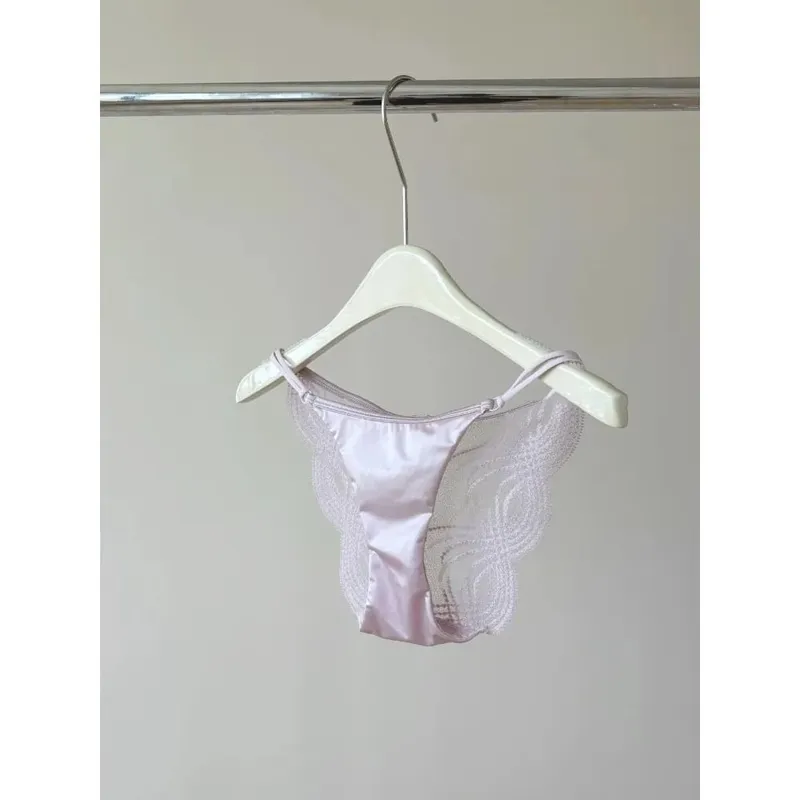 Halvkopp underkläder Set Dam Tunn Cup Push Up Mjuk Bygel BH Trosa Liten bröst Samla sidostöd Anti Sag Underkläder 32‑38 — image 6