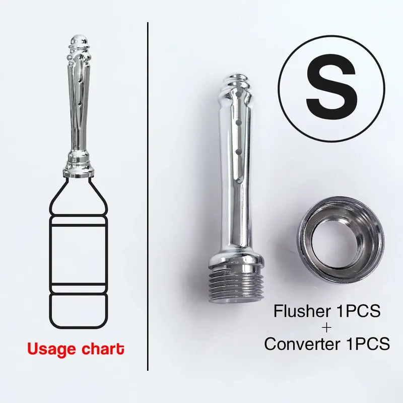 ABS anal vaginal douche Conversion head for outdoor use Posterior chamber irrigation multi-function plug-in shower sex toys — image 8