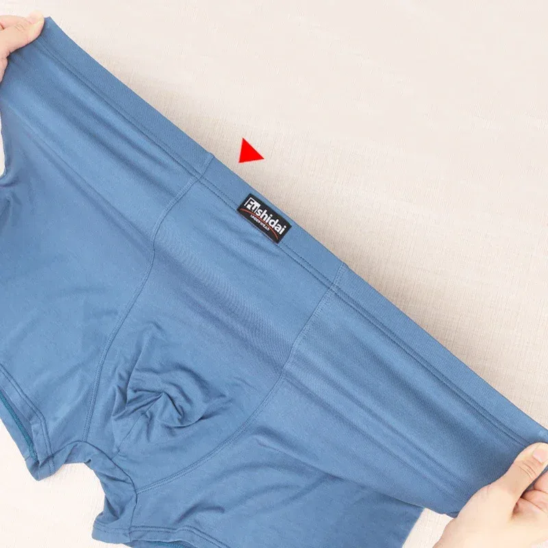 Boxershorts masculino calcinha modal 200kg macio 13xl roupa interior masculina plus size 12xl jumbo solto 9xl 5xl vermelho preto grandes boxers — image 4