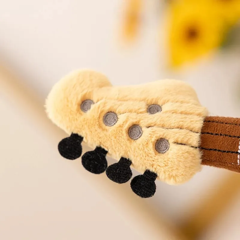 Musical Instrument Plush Toy Stuffed Kawaii Adorable Saxophone Bass White Piano Humanoid Doll with Legs Decor Gift