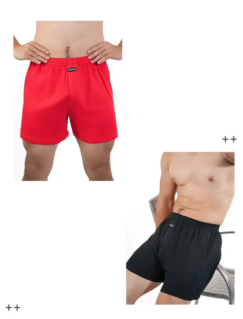 1 Pc Grote Onderbroek Effen Pyjamabroek Thuis Plus Size Boxers Korte Voor Mannen Hoge Taille Allo Broek Katoenen Broek slaap Bodems — image 8