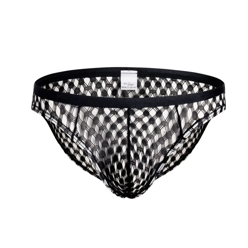 Mens Thong Low Cut See Through Lace Underwear — image 3