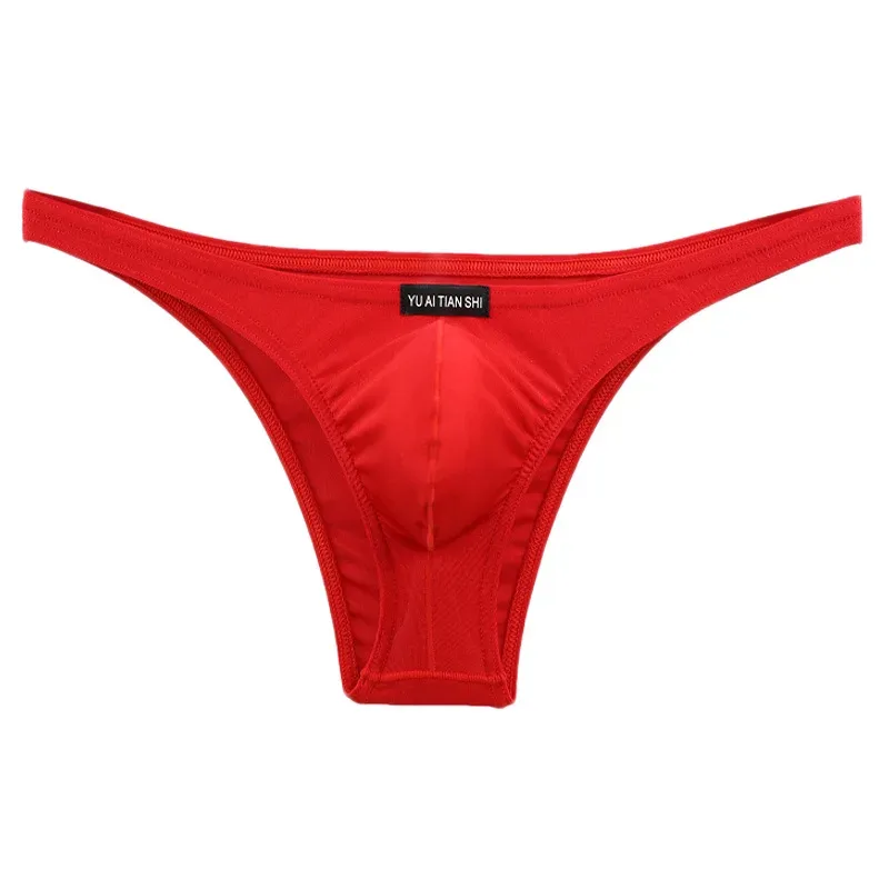Sexiga underkläder Herrbyxor Herr Nylonmode Jockstrap Minitrosor Bikini Låg midja Shinning Jockstrap Cueca kalsonger — image 5