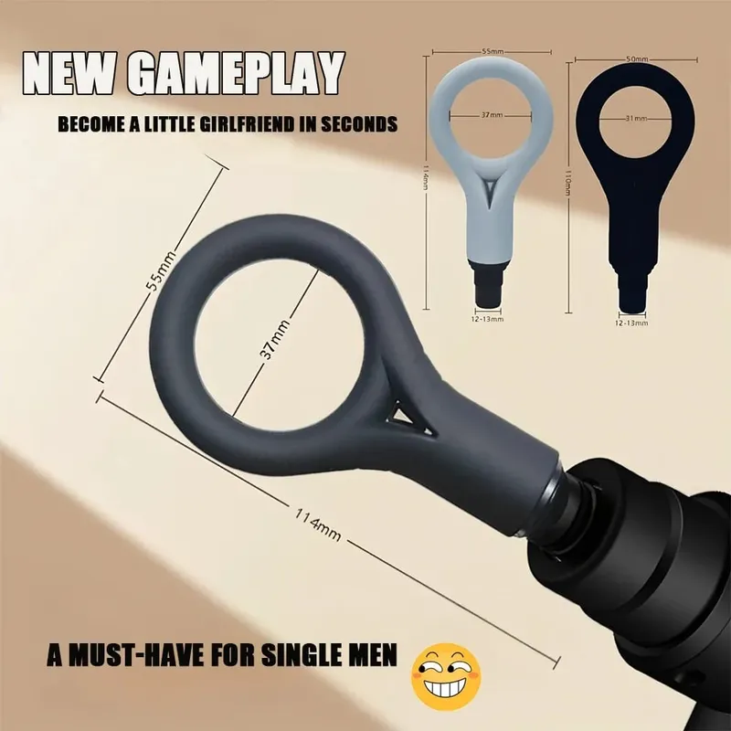 Panglalaking vibrating masturbator electric masturbation ring pagsasanay at relaxation device fascia gun adult head sex toy