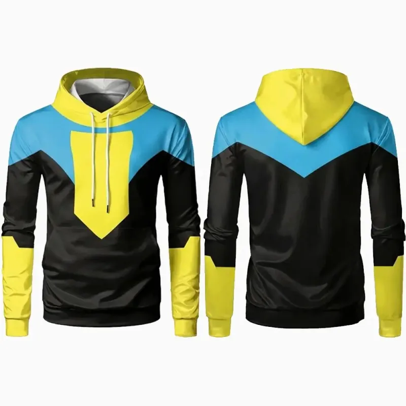 2026 novo invencível impressão 3d hoodie fino mark grayson cosplay roupas esportivas masculinas e femininas presente de moda ao ar livre manga comprida topo