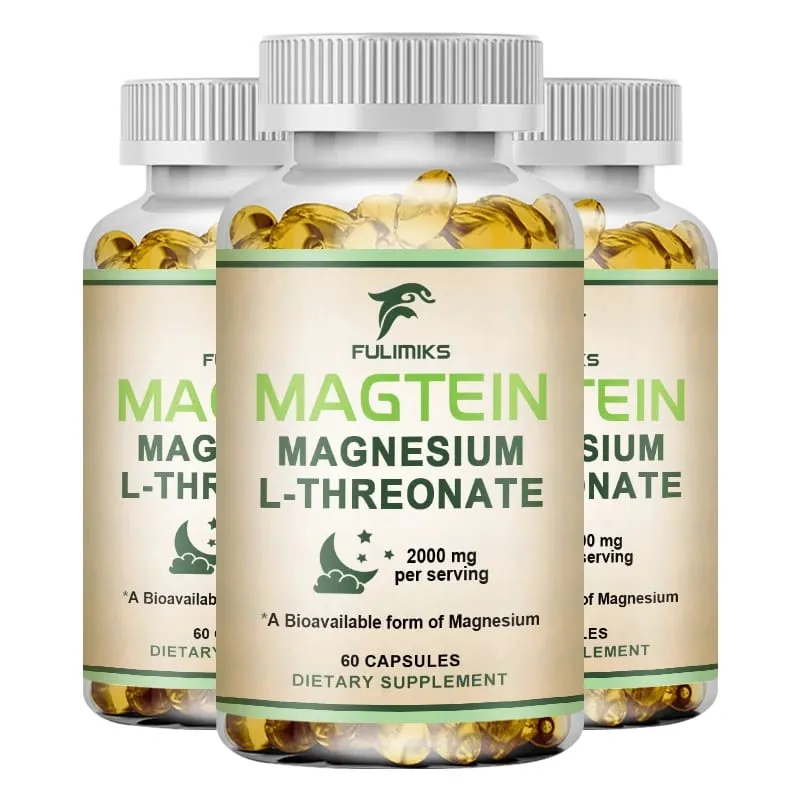 Magtein Magnesium L-Threonate Supplement Clinically Studied to Boost Brain Magnesium Improve Memory Focus & Restful Sleep