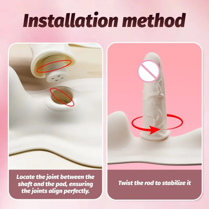Thrusting Vibrator Separable Cushion Massager APP Control Heating Dildos Vibrator Clitoral Anal Stimulator Sex Toys para sa Babae — image 5