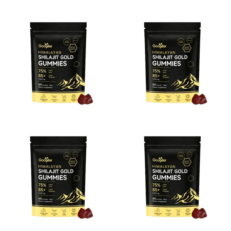 Himalayan Shilajit Gold 60 Gummies Minerals Formula suporta aumento de energia e vitalidade corporal Suplemento dietético nutricional natural — image 9