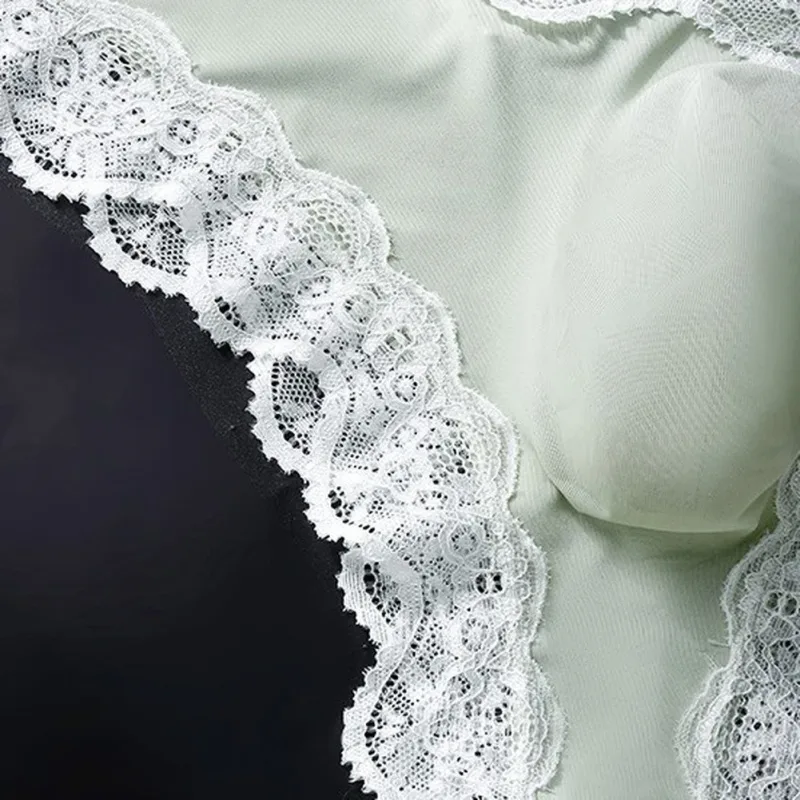 Calcinha masculina com acabamento de renda, cueca respirável de alta elasticidade 3d convexa, roupa íntima sexy fina transparente — image 14