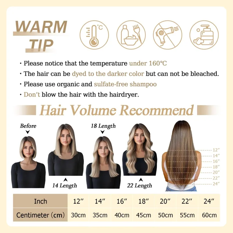 Tape in Hair Extensions Human Hair Blonde Seamless Tape Hair Extensions 4x0.8cm Skin Weft PU Tape On Hair 20PCS 12"-22"