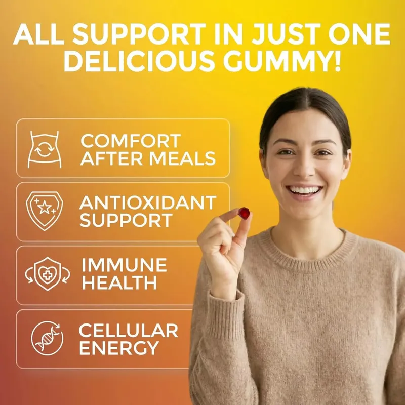 Apple Cider Vinegar Gummies Detox For Bloating and Constipation Slimming Fat Burning Digestive System Health — image 4