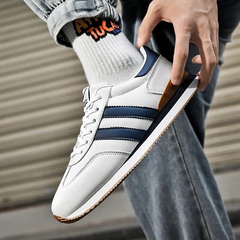 2026 Men Retro Sneakers Casual Shoes White Green Fashion Comfortable Daily Footwear — image 4