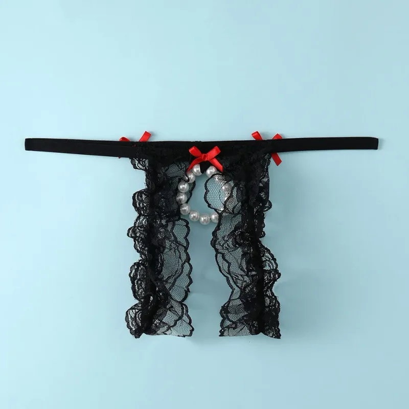Homens sexy renda aberta-virilha cintura baixa roupa interior buraco bolsa tangas g-strings cuecas nádegas oco tanga exposto galo — image 12