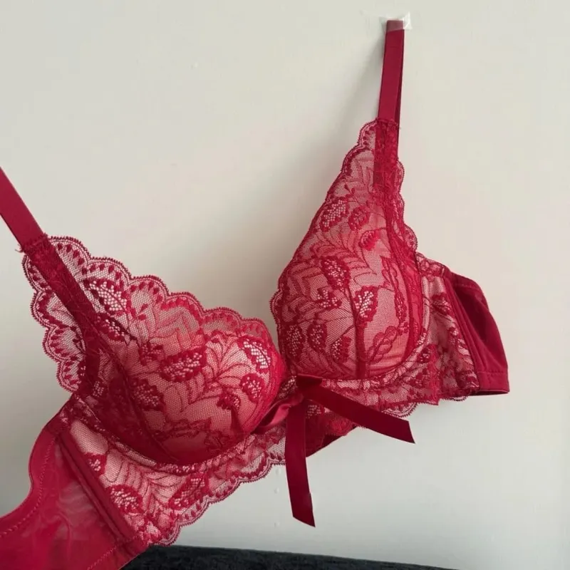 Hot New Wireless Push Up Bra Set Women Small Bust Gather Side Support Anti Sag Sexy Soft Daily Wear Lingerie 32‑38ABC — image 15