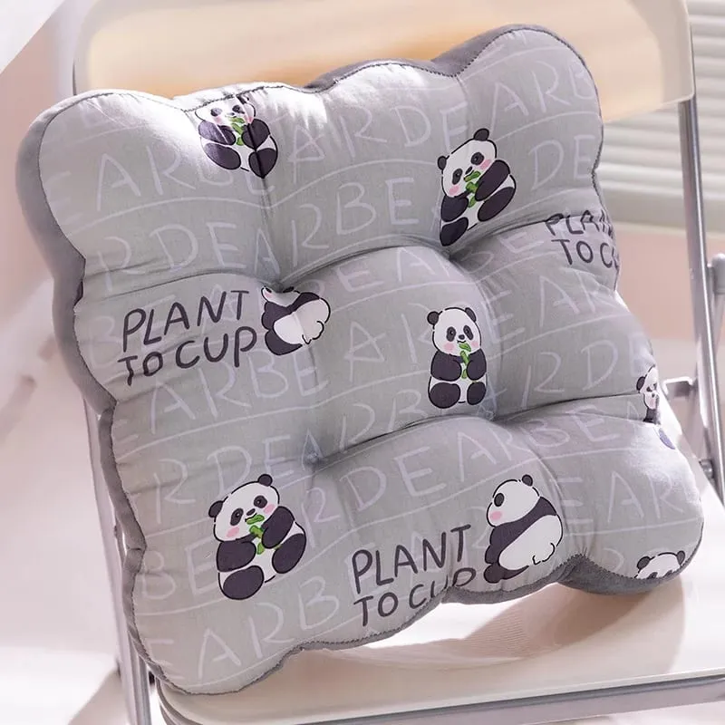 40cm Animal Paradise Car Cute Dinosaur Bear Panda Cushion Cartoon Stuffed Plushies Throw Pillow Car Chair Seat Mats Home Gifts