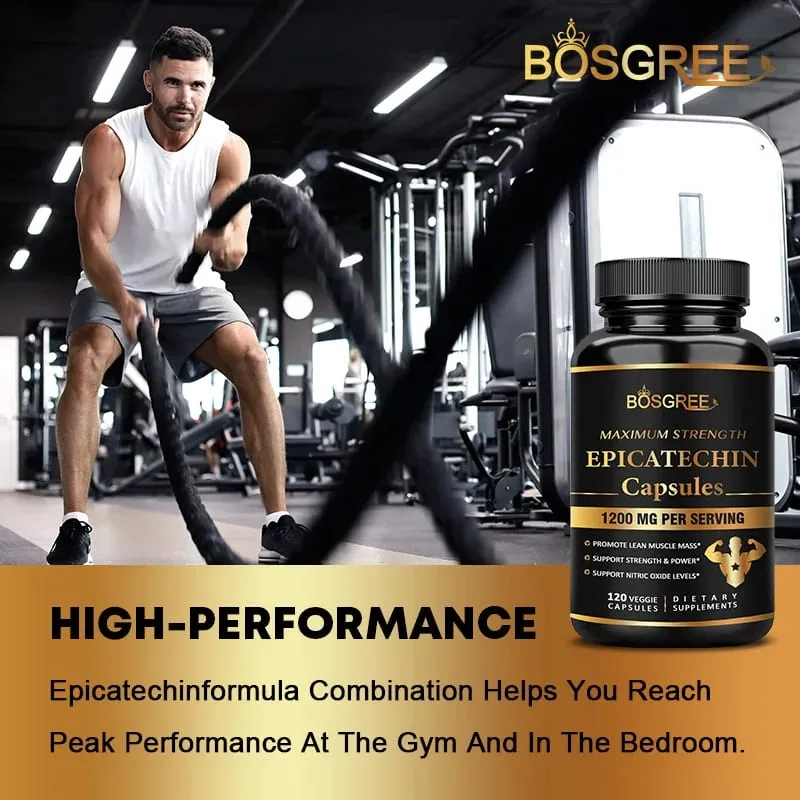 Epicatechin Capsules - Protein Synthesis Athletic Ability Strength and Lean Muscle Support - Carnosine Inhibitors Supplements — image 4