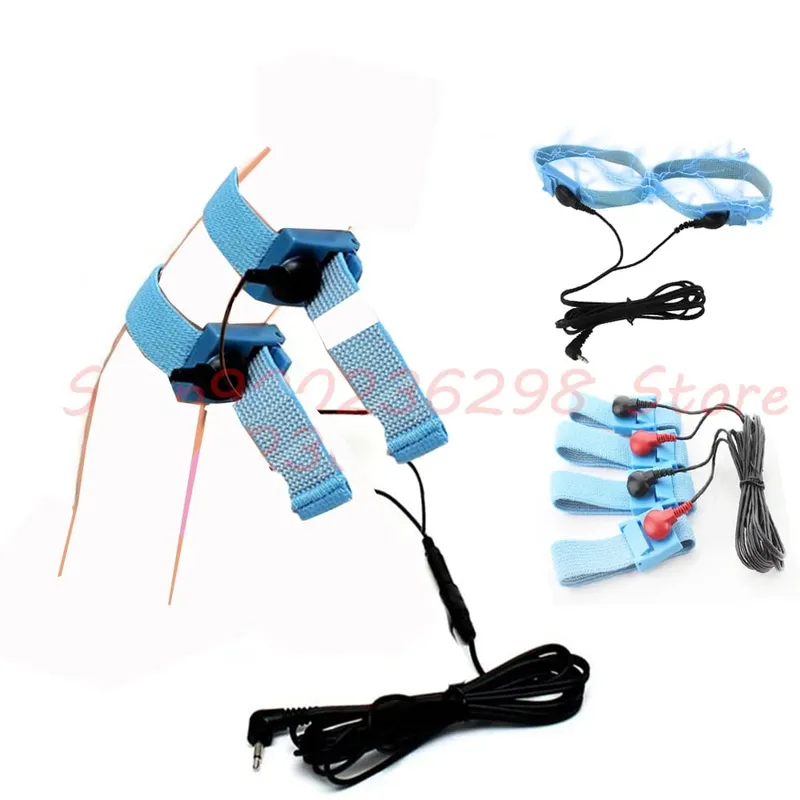 Taser Electric Shocker Ring Men Masturbate Stimulate Penis Erection Sex Toy on Gay E-stim Massage Bondage Penis Scrotum Cockring