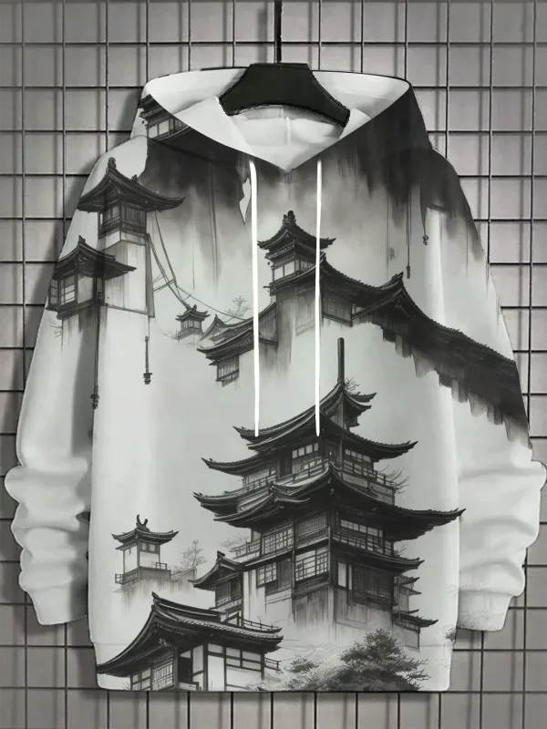 2024 taglagas bagong panlalaking 3D Japanese Samurai print hoodie panlalaki at pambabaeng kaswal na fashion panlalaki hoodie street na pang-itaas na panlalaki