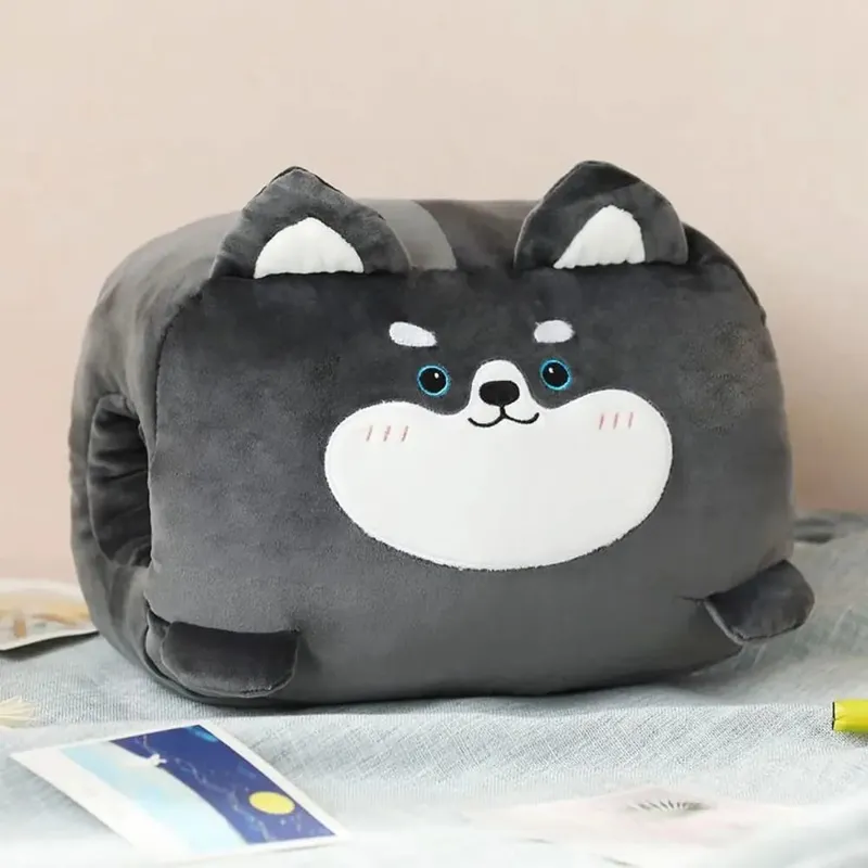 Creative Plush Toy Hand Warmer Plush Pillow Keep Warm Super Soft Office Nap Pillow Cartoon Animal Pillow Stuffed Toy Winter — image 8