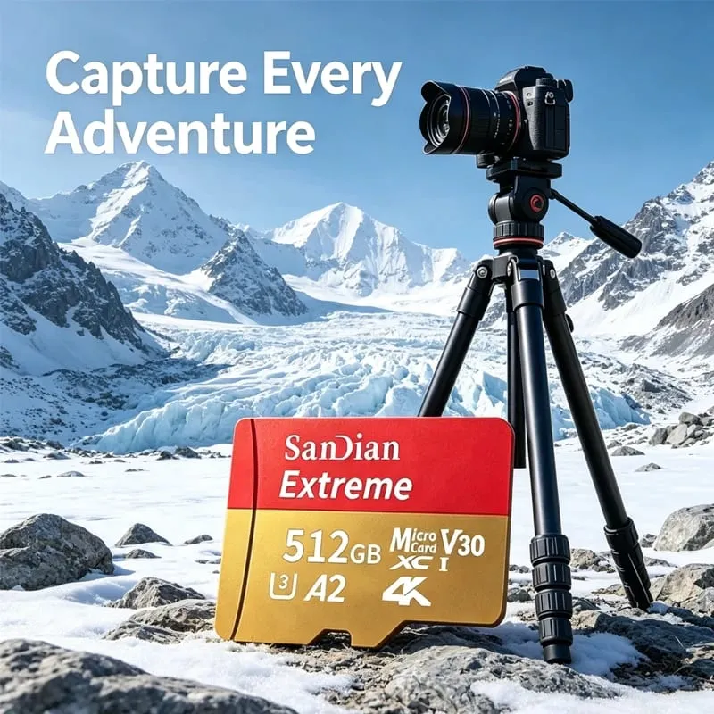 High-Speed Storge SD Card 128GB Original Micro TF Card 512GB Class 10 High Speed Transfer for Camera/PC/Phone — image 3