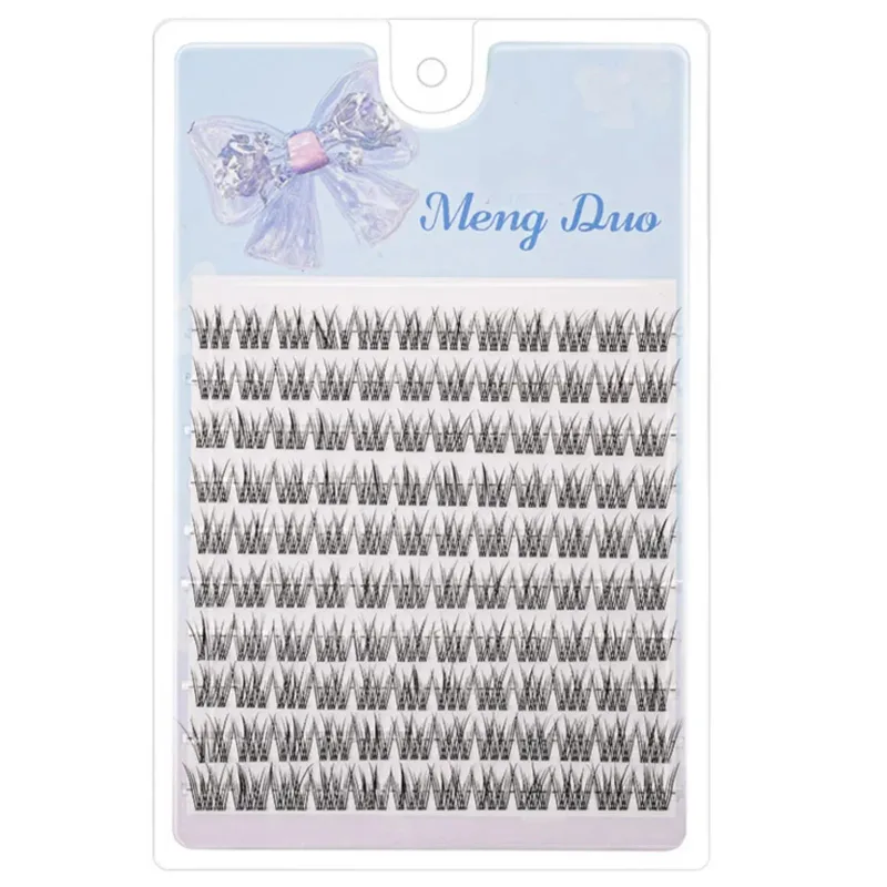Easy Self Application Fish Tail Manga Cat Eye Lashes 120Pcs Fluffy Natural Long Reusable DIY Starter Makeup Lashes — image 5