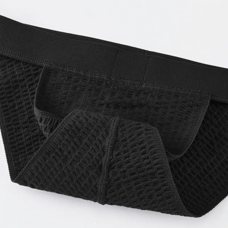 Men Woven Mesh High Fork Brief Adult Underwear Breathable U Pouch Elastic Soft G-string Thong Unisex Panties Men's Underpants — image 8