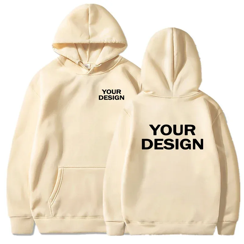 Custom Prints Herr Dam Luvtröjor Lösa fritidskläder Enfärgade Luvtröjor Långärmade Huvtröjor Personlighet Streetwear Sweatshirts — image 6