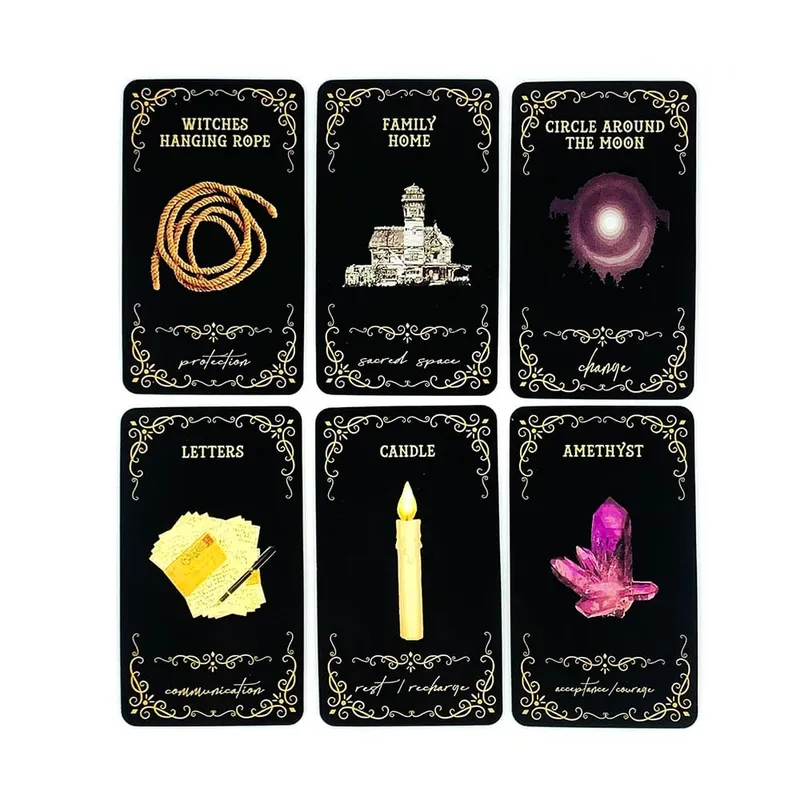 Practical Magic Inner Witch Oracle Cards 46 Card Deck Mysterious Divination Deck English Vision Edition Board Playing Game — image 4