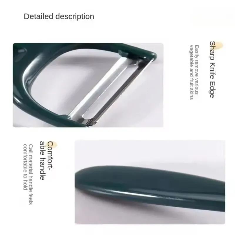 Stainless Steel Creative Fruit Vegetable Peeler for Potatoes Melons Pears Carrots Kitchen Gadget — image 4