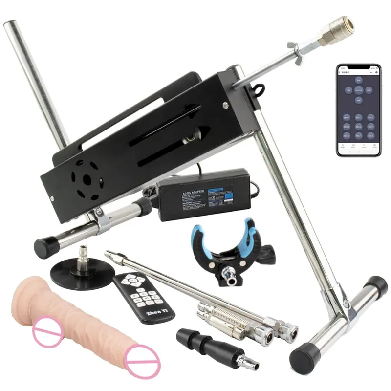Máquina de masturbação automática super poderosa de 200w, 1-15cm, com acessórios de vibrador, suporta três controladores, máquinas sexuais — image 11