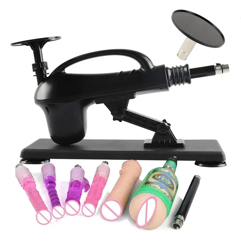 A2SS-Portable Automatic Masturbation Machine for Women with Big Dildo Men's Sex Toy Pumping Gun for Couples — image 21