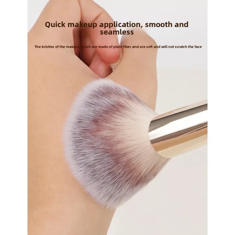 15 Professional Makeup Brushes Solid Wood Handle Aluminum Tube Makeup Brush Set Soft Multi-functional Beauty Tool — image 5