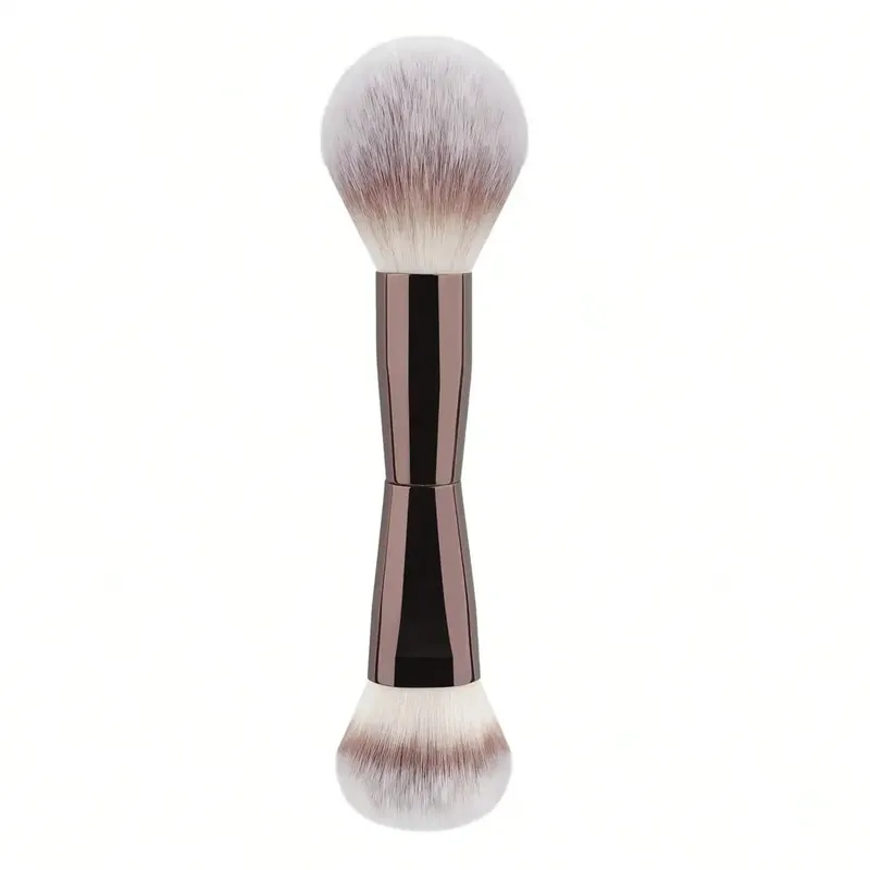 1/2 Face Makeup Brush Set Dual-Ended Makeup Brushes For Foundation Contour Powder Blush Highlighter And Concealer — image 9