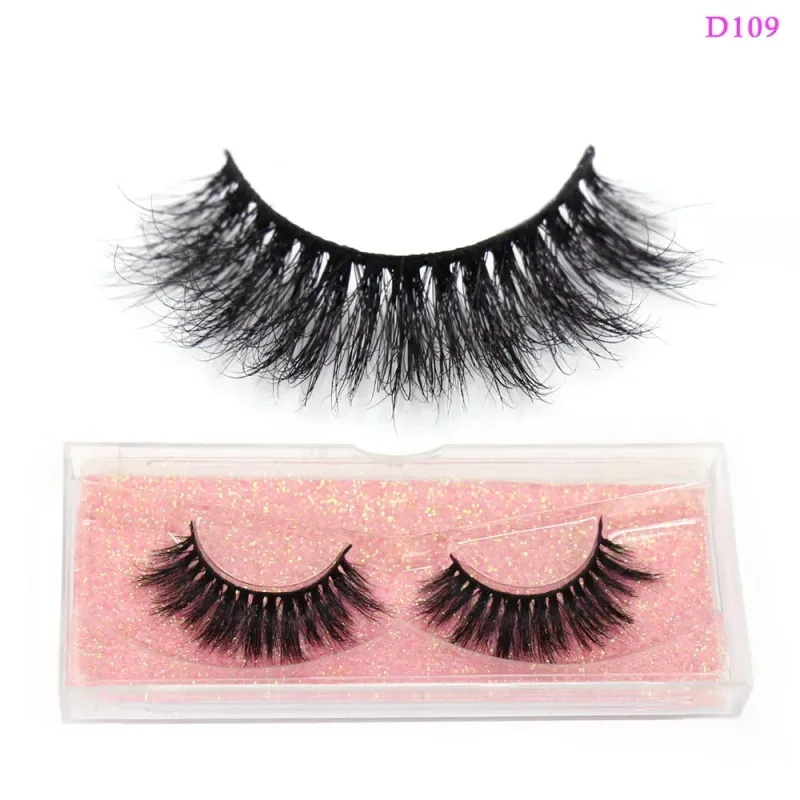 3D Mink Lashes Soft Hair False Eyelashes Fluffy Volume Wispy Fake Eyelashes Extension Makeup