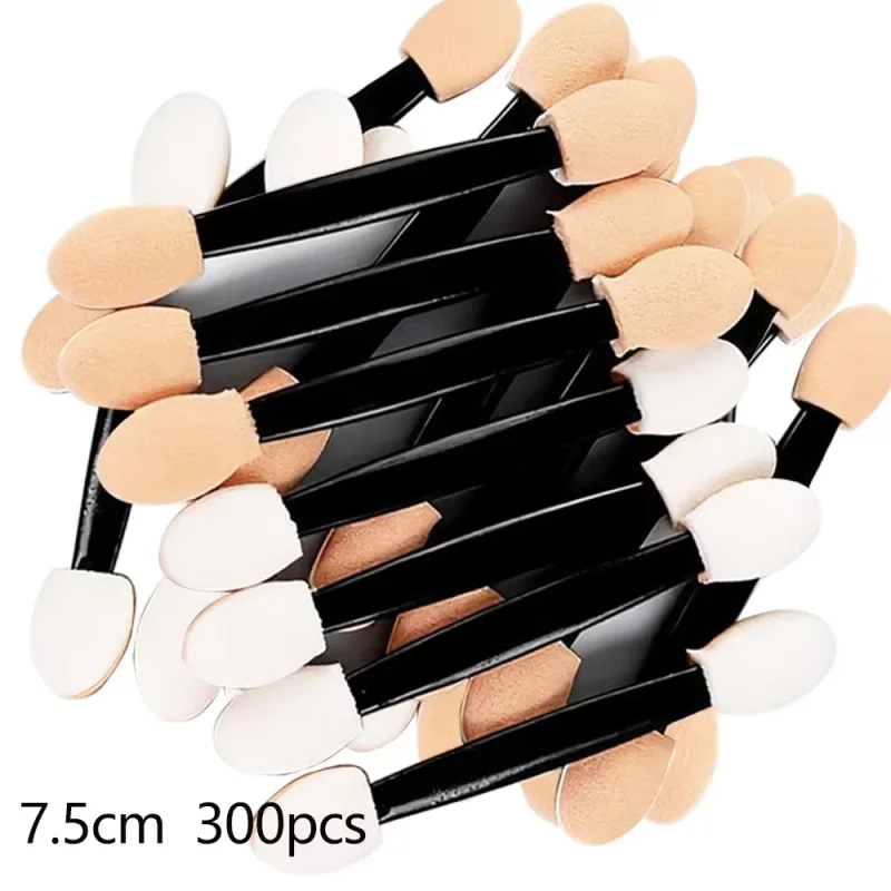 10/30/300pcs Double Ended Eyeshadow Brush Eyeshadow Applicators 6.2cm Makeup Sponge Brushes For Women Cosmetic Beauty Tool — image 8