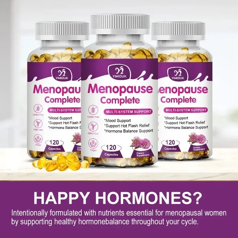 Advanced Menopause Complete Capsules Support Soothes Joint Discomfort Heart Health & Cognitive Function GMP Certified Vegan — image 5