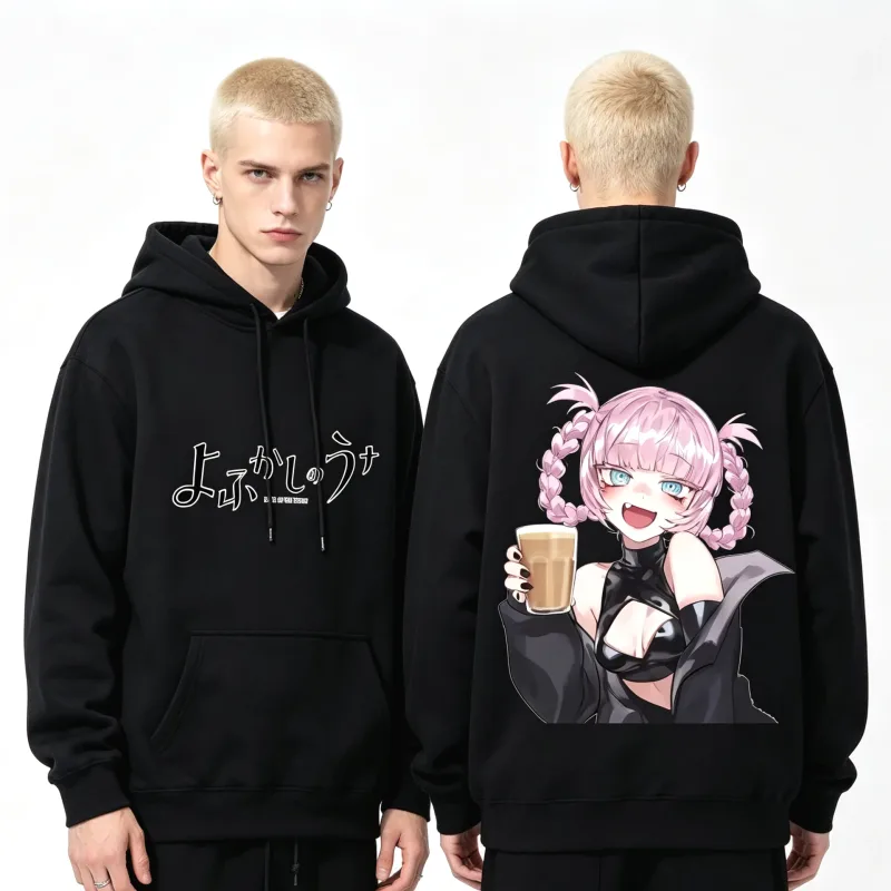 2026 Hot Sale Japanese Anime Call of The Night Nazuna Nanakusa Hoodie Y2K Men Women Harajuku Sweatshirt loose Cozy and Versatile — image 2