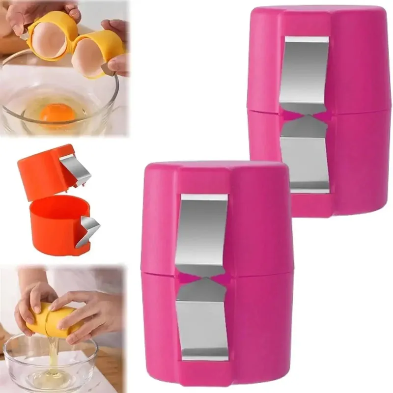 1/2pcs Multifunctional Egg Shell Opener Handheld Egg Cracker Separator Tool Eggshell Cutter Easy Open Kitchen Gadget for Raw Egg — image 15